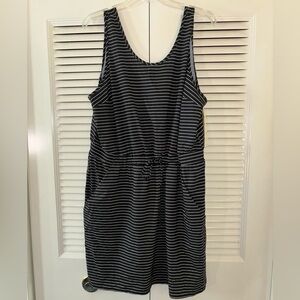 ALL IN MOTION Women’s Size 2x Dress Cover-Up Swim Striped Stretch Pocket…